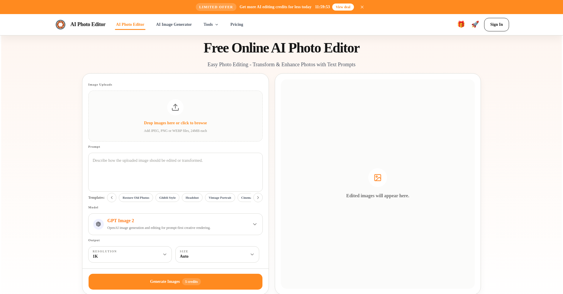 AI Photo Editor